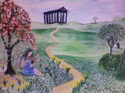 Penshaw Monument, with the Guide, By Alex H Parker
