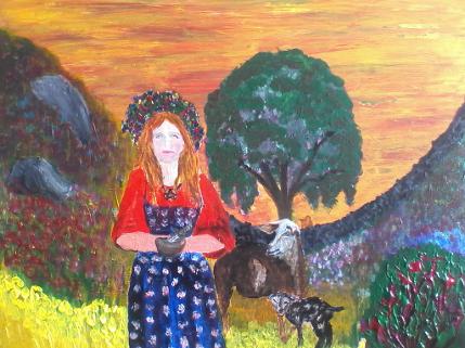 sycamore gap hadriens wall the Queen of the May by alex h parker